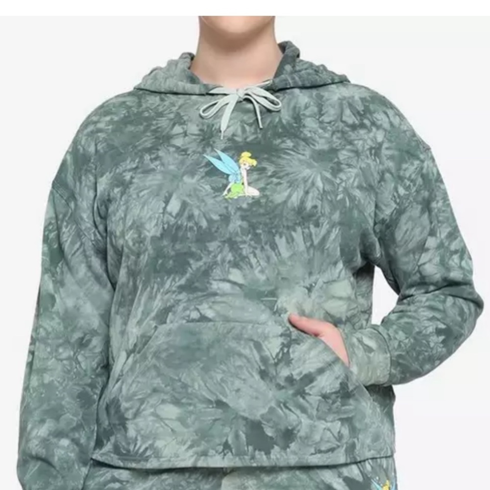 NWOT Her Universe Tinker Bell Tie-Dye Hoodie Size 2 (18/20)